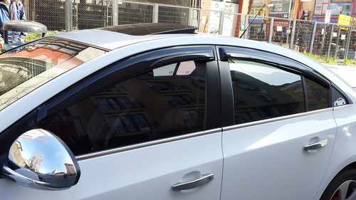 Хром накладки на нижні молдинги стекол (нерж.) 6 шт. Omsa для Cruze 2009+