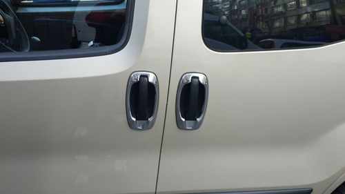 Обводка ручок (4 шт) Carmos для Fiat Doblo 2010-/Opel Combo 2011-