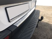 Хром накладка на задній бампер (матова) для ercedes Sprinter 2007-/VW Crafter 2006-2018