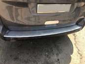 Хром накладка на задній бампер з загином OmsaLine (нерж) для Peugeot Expert 2017+ Коротка/Середня бази