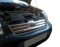 Хром накладки для Ford Connect 10-14 передня решітка нерж Carmos (Туреччина)