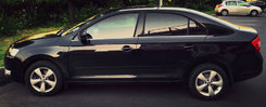 Окантовка вікон (4 шт., нерж.) для Skoda Rapid 2012-