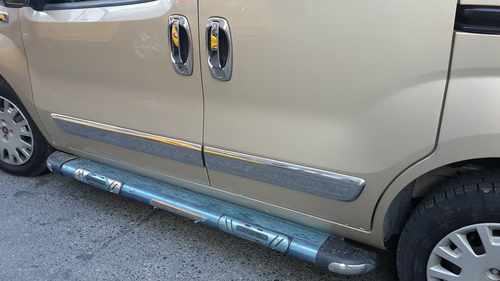 Хром молдинги на двері Carmos для Fiat Fiorino/Qubo 2008+