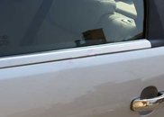 Хром накладки для Nissan PATHFINDER окантовка вікон нерж Carmos (Туреччина)