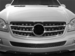 Mercedes ML W164 Накладка на решітку (5 шт., нерж.) для Тюнінг Mercedes