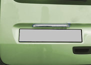 Хром накладка над номером на кришку багажника (нерж.) для Renault Kangoo 2008+