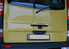 Хром на задню ручку (Ляда, нерж) для Nissan Primastar 2002-2014рр.