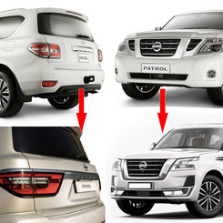 Комплект обважень в 2021 рік (рестайлінг) для Nissan Armada 2016↗ мм.