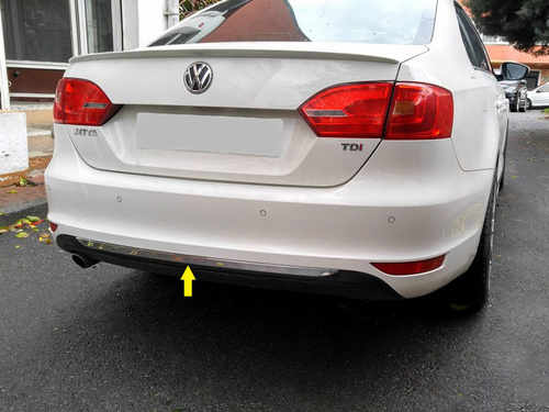 Кромка бампера (нерж) для Volkswagen Jetta 2011-2018 рр.