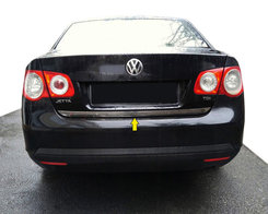 Кромка багажника (нерж) OmsaLine - Італійська нержавійка для Volkswagen Jetta 2006-2011рр.