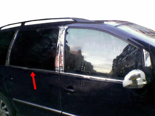 Хром накладки для VW Sharan 1997-2011 окантовка вікон нерж Carmos (Туреччина)