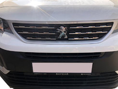 Планка над номером (нерж.) для Peugeot Partner/Rifter 2019-
