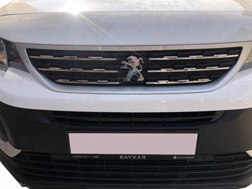 Планка над номером (нерж.) для Peugeot Partner/Rifter 2019-