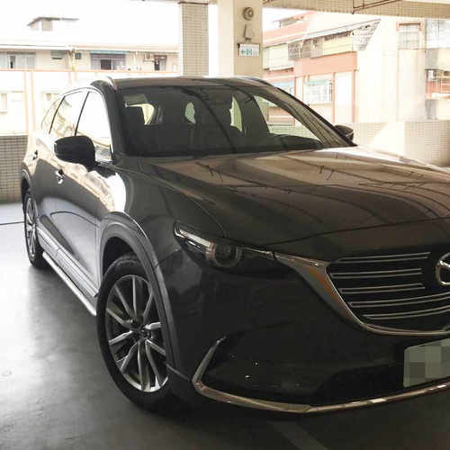Рейлінги на кришу для Mazda CX-9 2017+ Сірі