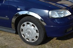 Накладки на арки (4 шт, нерж) для Opel Astra G classic 1998-2012 гг.