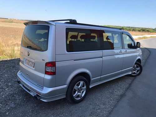 Алюмінієві рейлінги інтегровані для VW T5, T6 чорні (Довга база)