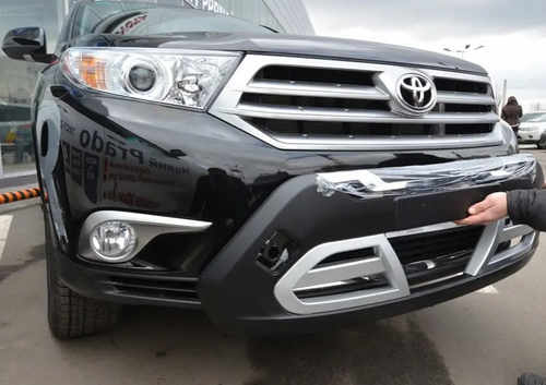 Передня накладка (2010-2014) для Toyota Highlander 2008-2013рр.
