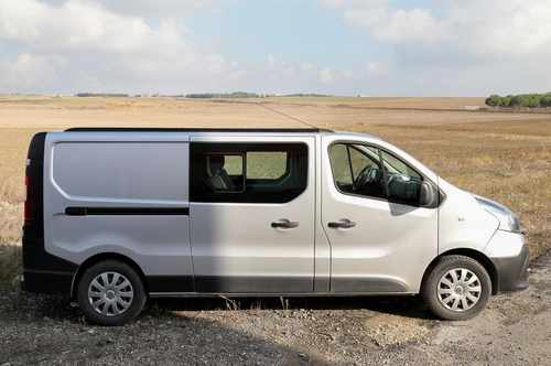 Інтегровані рейлінги (чорні) Довга база для Fiat Talento 2016↗ мм.