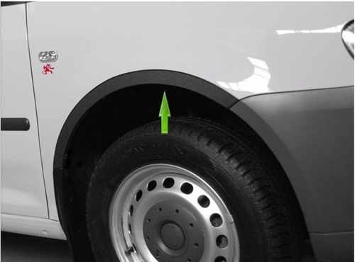 Накладки на арки (2 здвижні дверки ) для VW Caddy 2004-2010 коротка база