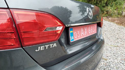 Хром планка над номером OmsaLine (нерж) Хром для Volkswagen Jetta 2011-2018 рр.