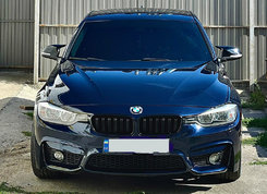 Накладки на дзеркала (2шт, BMW-style) для BMW 3 серія F-30/31/34 2012-2019рр.