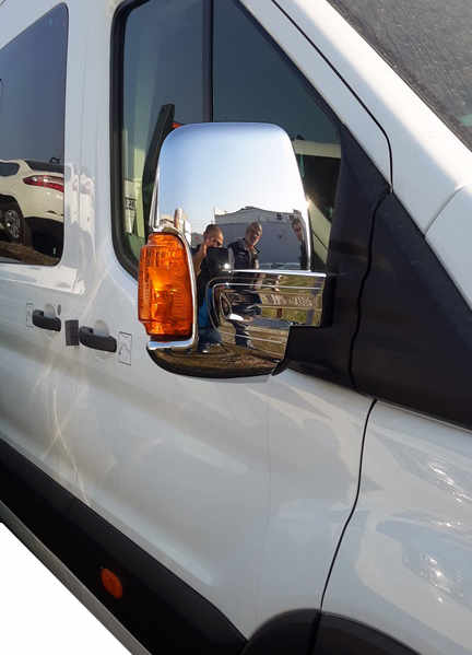 Хром накладки для Ford Transit 14+ накладки на дзеркала пласт Carmos (Туреччина)
