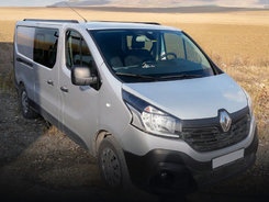 Интегрированные рейлинги (черные) Длинная база для Fiat Talento 2016↗ гг.
