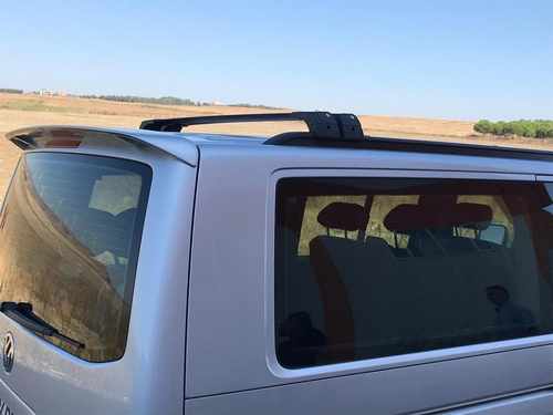 Алюмінієві рейлінги інтегровані для VW T5, T6 чорні (Довга база)