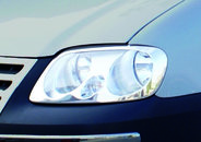 Хром накладки на фари  Carmos для VW Caddy 2004-