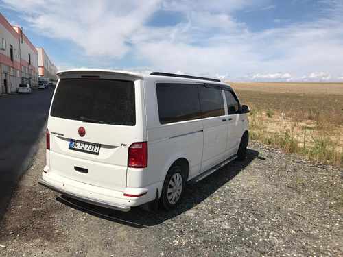 Алюмінієві рейлінги інтегровані для VW T5, T6 чорні (Довга база)