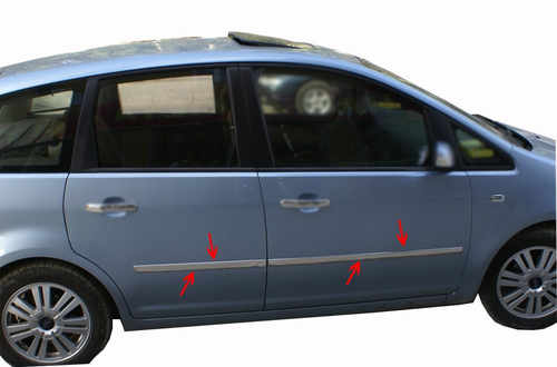 Хром молдинги на двері нерж для Ford Focus 2005-2011 Carmos (Туреччина)