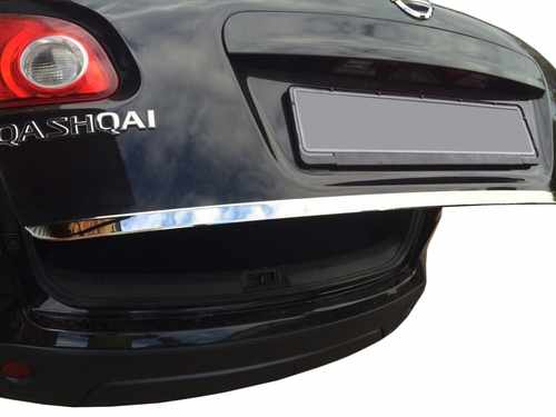 Хром накладки для Nissan Qashqai 2006-2014 кромка багажника Carmos (Туреччина)