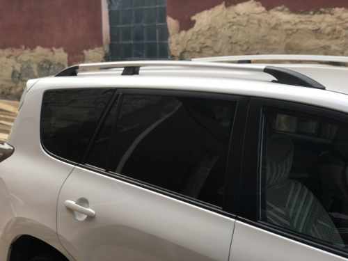 Рейлінги Хром Турецькі Коротка база, Пластикові ніжки для Toyota Rav 4 2006-2013 років.