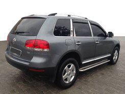 Рейлинги Хром (турецкий дизайн) Пластиковая ножка для Volkswagen Touareg 2002-2010 гг.