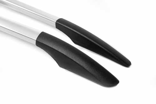 Рейлінги Хром (пласт. Кріпл) Довга база, Металеві ніжки для Fiat Scudo 1996-2007 років.