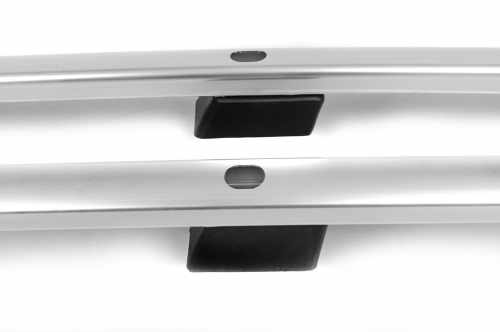 Рейлінги Хром Турецькі Коротка база, Пластикові ніжки для Toyota Rav 4 2006-2013 років.