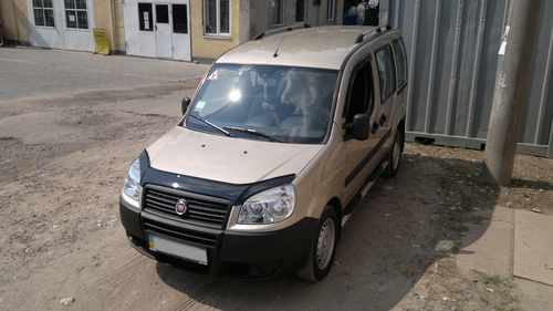 Рейлінги Хром Пластикові ніжки для Fiat Doblo I 2001-2005 рр.