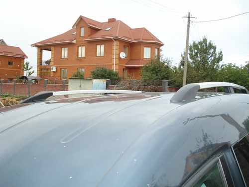 Рейлінги Хром Стандартна, Металеві ніжки для Volkswagen Caddy 2004-2010 рр.