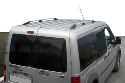 Рейлинги Хром Короткая база, Пластиковые ножки для Ford Connect 2006-2009 гг.