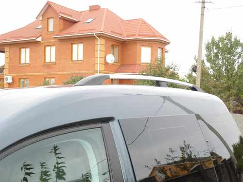 Рейлінги Хром Максі, Пластикові ніжки для Volkswagen Caddy 2004-2010 рр.