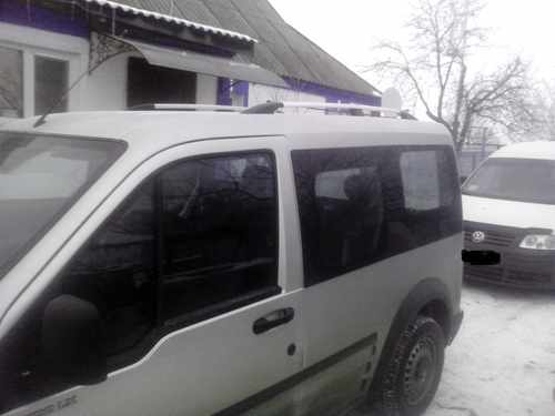 Рейлінги Хром Стандартна база, Пластикові ніжки для Ford Connect 2002-2006 рр.