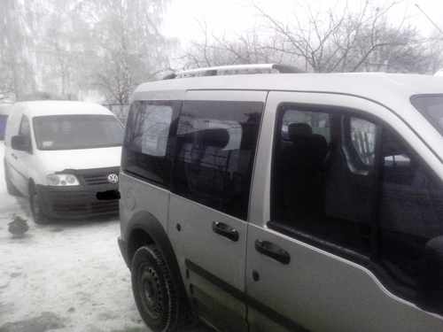 Рейлінги Хром Стандартна база, Пластикові ніжки для Ford Connect 2002-2006 рр.