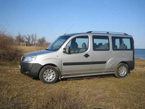 Рейлінги Хром Пластикові ніжки для Fiat Doblo I 2001-2005 рр.
