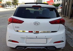 Кромка багажника 2014-2018 (нерж.) для Hyundai I-20 2014-2020 гг.
