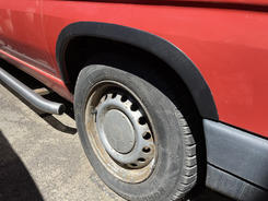 Накладки на арки (4 шт, чорні) ABS пластик для Mercedes Vito W638 1996-2003 років.