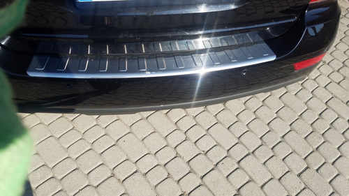 Накладки на задній бампер OmsaLine (нерж) Матова для Mercedes ML W164