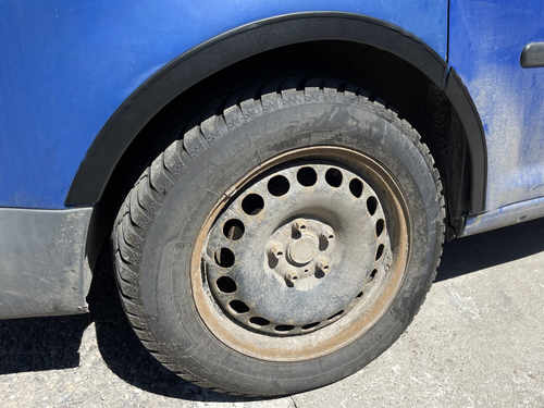 Накладки на арки (2 здвижні дверки ) для VW Caddy 2004-2010 коротка база