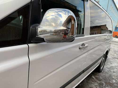 Хром накладки на дзеркала (нерж ) OmsaLine для Mercedes Vito 639 2004-2010