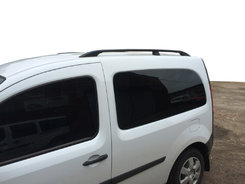 Рейлинги черные Макси база, Пластиковые ножки для Mercedes Citan 2013↗ гг.