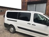 Рейлінги, Чорний колір Довга база, Пластикові ніжки для Fiat Scudo 2007-2015 рр.